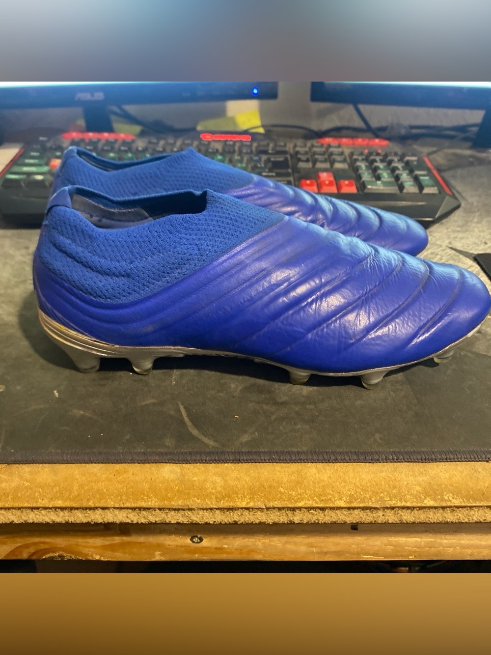 Adidas Copa 20+ FG “InFlight Pack” Blue White Soccer Cleats US Size 9 EH0877 - Picture 5 of 8
